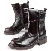 Montevita Stiefelette mit Absatz, Mottabraun