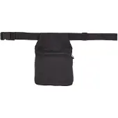Leiber Gürteltasche mit Reißverschluß schwarz, Größe 34 02/2671/10