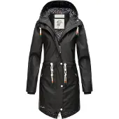 NAVAHOO Regenjacke "Tropical Stormoo" mit Kapuze Wasserdichter Damen Outdoor Regenmantel