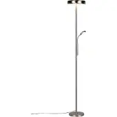 TRIO Stehlampe Palermo Nickel mit Leselampe
