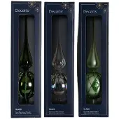 Décoris Spitze Glas d8h31 cm a3 IV (mix)