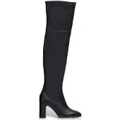 Wonders für Damen. M-5146_5098_5792 Leder-Stiefel Isabella Schwarz (36), 5 bis 8 cm, Keine