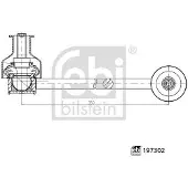 FEBI BILSTEIN Bilstein Stange/Strebe, Stabilisator 197302