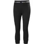 Helly Hansen Lifa Merino 3/4 Funktionsunterhose, Damen, schwarz