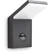 Ideal Lux Modern Style Applique Aluminium Anthrazit Led 9,5W 4000K Natürliches Licht