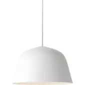 Muuto Ambit Pendelleuchte Ø25 White - , Weiß, für Wohnzimmer, Aluminium