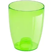 Prosperplast - Orchideenpflanztopf aus Kunststoff Coubi Orchid in transparent Grün 13,2 x 13,2 x 16 cm