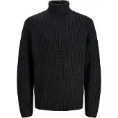 Jack & Jones Rollkragenpullover in Schwarz - XXL