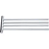 Nimco bormo - 4-lids handdoekhouder, draaibaar, chroom
