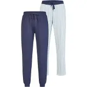Phil&Co. Pyjamahose Cozy Classics in streifen/marine | Gr.: XXL