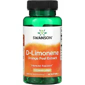 Swanson Health , D-Limonen, Zitronen-Schalen-Extrakt, 250 mg, 60 Weichgel-Kapseln