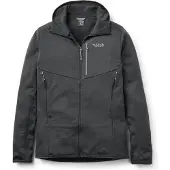 Rab Sweatjacke Ascendor Hoody Herren Black-XL