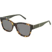 DKNY DK549S Unisex-Sonnenbrille Vollrand Butterfly Acetat-Gestell, braun