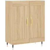 vidaXL Highboard Sonoma-Eiche 69,5x34x180 cm Holzwerkstoff