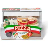 Melissa & Doug Spielset - Pizzatheke - 41 Teile - - One Size - Spiellebensmittel