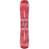 Nidecker - All-Mountain Freestyle Snowboard - Sensor 2026 für Herren - Größe 153 cm - Rot