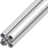 Alfer coaxis-Säulen-Profil 1 m, 35.5 mm Aluminium eloxiert silber