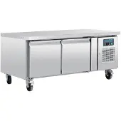 Polar Serie U 2-türiger GN-Kühltisch 214L