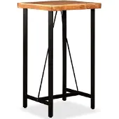 vidaXL Bartisch Akazie Massivholz 60 x 60 x 107 cm