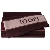 JOOP! JOOP Wohndecke Stripes 150x200 cm | rouge - rot