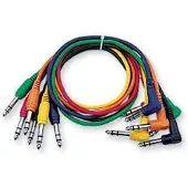 DAP FL15 – 6-farbige Patchkabel, gerade, 90°, 60 cm