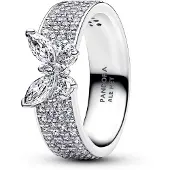 Pandora 194270C01 Damen-Ring Funkelnder Schmetterling breit Silber