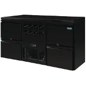 Polar Wein-Bar-Kühlschrank mit 4 Schubladen Serie U - 380 Liter | - GL457