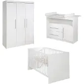 Roba BABYZIMMER-SET Maren mit breiter Wickelkommode 3-teilig