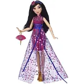 Disney Princess Style Series Mulan-Puppe im modernen Stil mit Handtasche und Schuhen