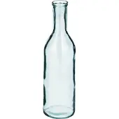 Mica Decorations Rioja Flaschenvase - H50 x Ø15 cm - Recyceltes Glas - Transparent