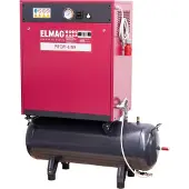 Elmag - Kompressor, 375 l/min, 400 Volt, 10 Bar, PROFI-LINE SILENT PL-S 500/10/24+100, Kompaktgerät