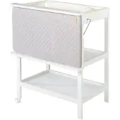 Roba Bade- und Wickelregal "Style, Baby Pool, weiß", Baby, weiß (weiß, silbergrau, grau), Wickeltische Bade- und Wickelregal, inkl. Wickelauflage silbergrau