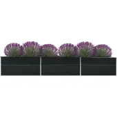 vidaXL Garten-Hochbeet Verzinkter Stahl 480x80x77 cm Anthrazit