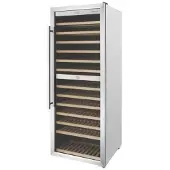 Polar G Series 109-Flaschen-Edelstahl-Zweizonen-Weinkeller