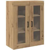 vidaXL Wandschrank Artisan-Eiche 69,5 x 34 x 90 cm Holzwerkstoff