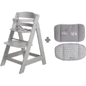 Roba Treppenhochstuhl Sit Up III, mitwachsend vom Baby- bis Jugendstuhl, taupe, mit Sitzverkleinerer