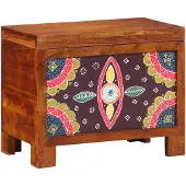 vidaXL Aufbewahrungsbox Mehrfarbig 50 x 30 x 40 cm Massivholz Akazie