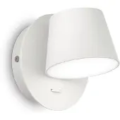 Ideal Lux Moderne Gim Aluminium Weiß Led Wandleuchte 6W 3000K Warmes Licht