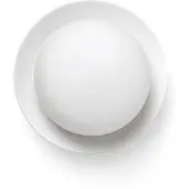 Faro May LED-Wandleuchte, IP44, weiß - , May, Weiß, für Wohnzimmer, Glas, Modern