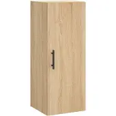 vidaXL Highboard Sonoma-Eiche 34,5x34x180 cm Holzwerkstoff