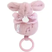 Doudou et Compagnie DouDou Bunny Spieluhr, Pink, Babyspielzeug