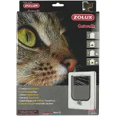 Zolux White Cat Flap for Wooden Door