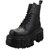 New rock Unisex Military Techno Plateaustiefel – M-MILI084N-S5