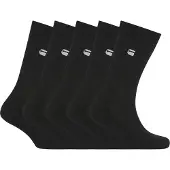 G-Star Socken "KILN, 5 PACK SPORTS SOCKS", Herren, Gr. 44-47, schwarz, Baumwollmischung, unifarben, Socken Socken, unifarben, mit Logostickerei