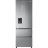 Hisense RF632N4WIE1, Freistehend, French door, Edelstahl, 2 Tür(en), Berührung, LED