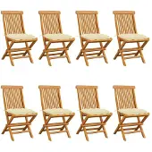 vidaXL 7-tlg. Garten-Sofagarnitur mit Kissen Beige Poly Rattan