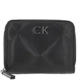 Calvin Klein Gestepptes Reißverschluss-Wallet Stil K60k606748