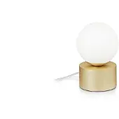 Ideal Lux Moderne Schreibtischlampe Perlage Metall Messing 1 Licht G9 3W 3000K