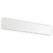Ideal Lux Moderne Wandleuchte Zig Zag Metall Weiß Led 23W 4000K Natürliches Licht