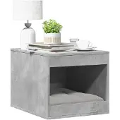 vidaXL Katzenklo Betongrau 47x59x42 cm Holzwerkstoff
